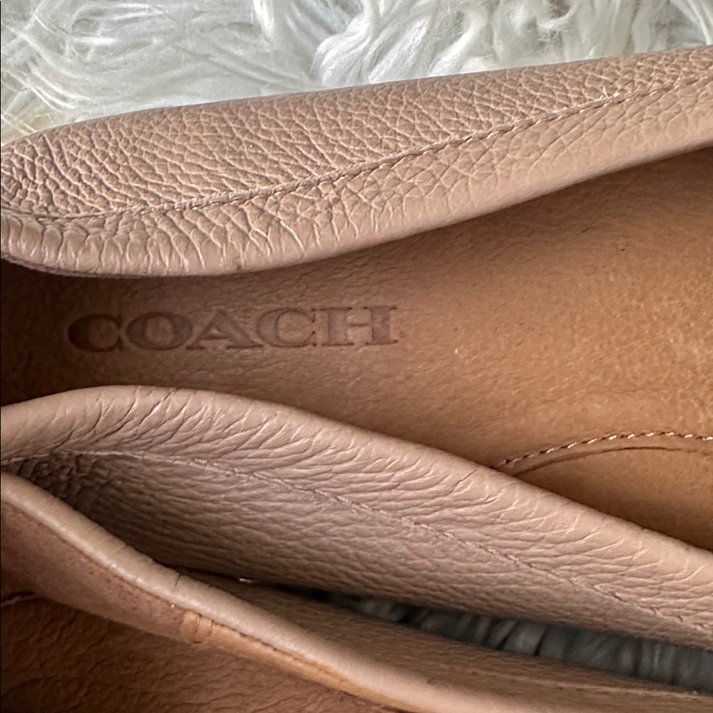 Coach Tan Leather Loafers - Picture 5 of 9